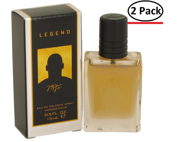 Michael Jordan Legend by Michael Jordan Mini Cologne Spray .5 oz for Men (Package of 2)