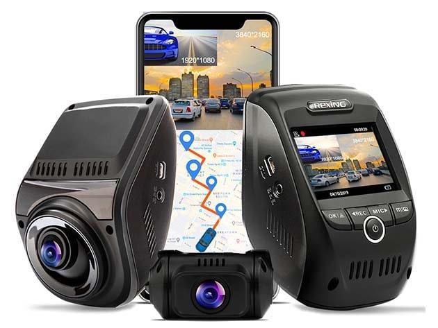 Rexing V1P Max 4K UHD Dual Channel Dash Cam