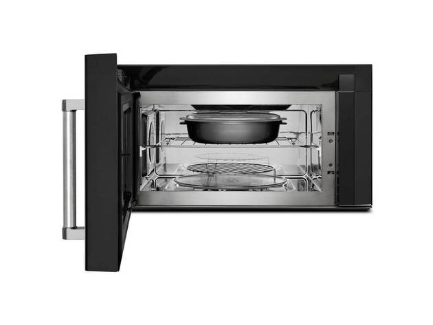 KitchenAid KMHC319EBS 1.9 Cu. Ft. 1000W Over-the-Range Black Stainless Convection Microwave