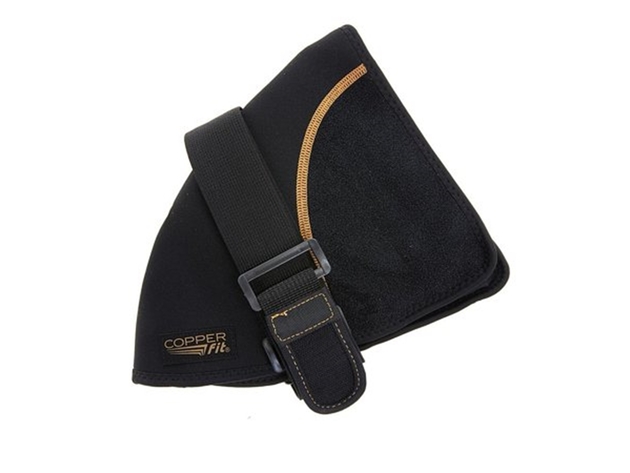 Copper Fit Rapid Relief Shoulder Wrap With Hot And Cold Ice Pack Underwear, Universal, Black