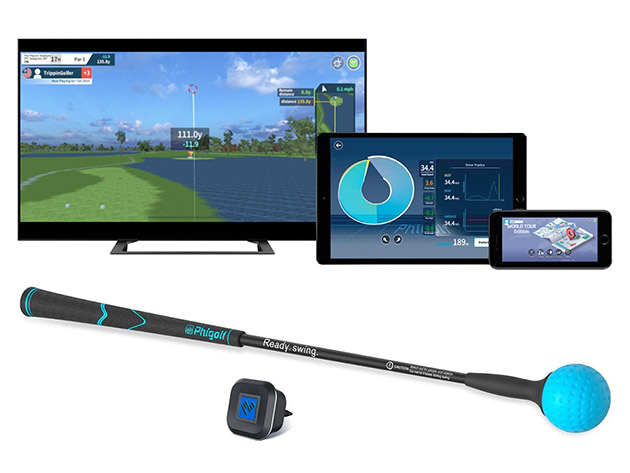 Phigolf World Tour Edition: Special Sensor with 38,000+ Actual, Real Golf Courses