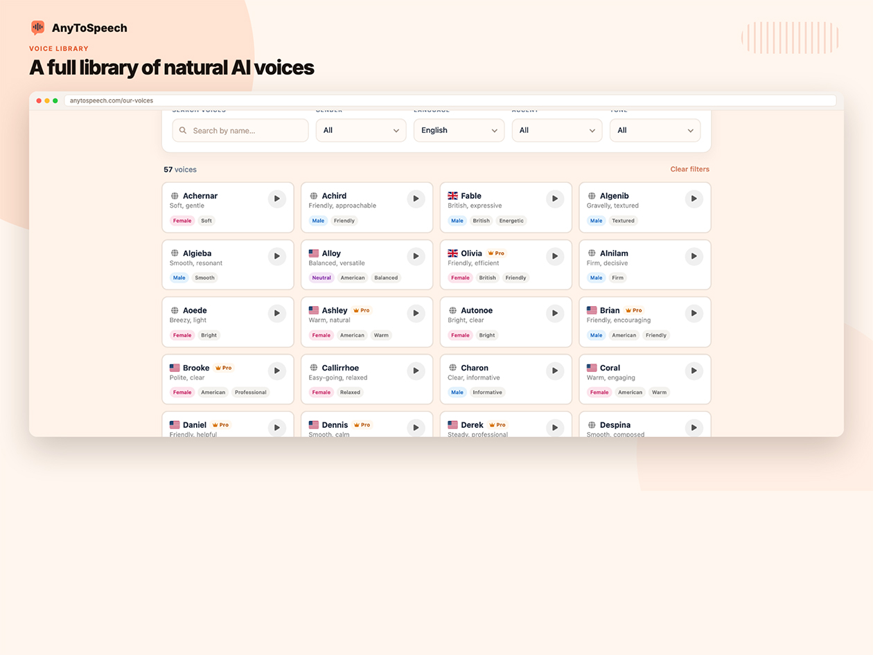 AnyToSpeech: Lifetime Subscription