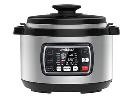 GoWISE USA® 8-in-1 Programmable 9.5QT Ovate Pressure Cooker