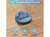 ZCWA 2-in-1 Robot Vacuum & Mop Combo with Wi-Fi/App/Alexa - Blue (New - Open Box)