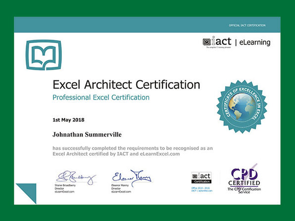 Excel Protection and Design Course - Product Image