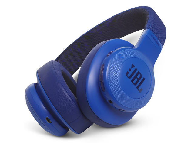 JBL E55BTBLU Wireless Over-Ear Headphones Blue