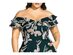 City Chic Women's Plus Size Mystery Floral Jumpsuit Navy Size Large