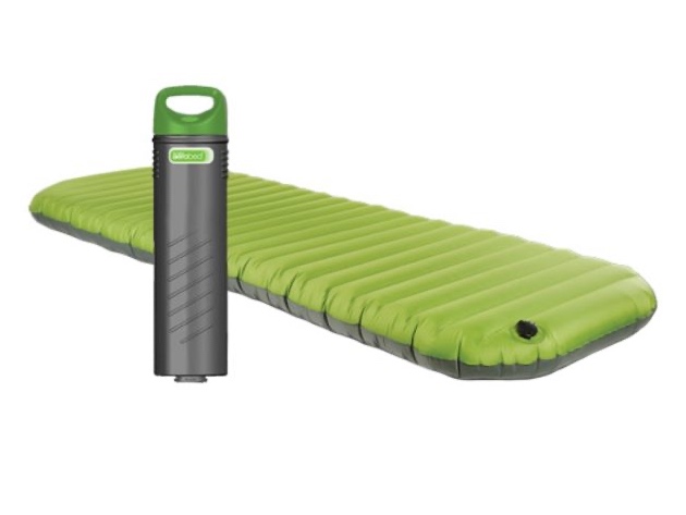 Aerobed 2511 Eco-Friendly Pakmat Inflatable Air Bed with Manual Pump - Green