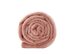 Serena Chevron Flannel Reversible Jacquard Throw Blush Pink