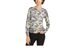 Planet Gold Juniors' Camo Crew Neck Sweater Green Size Large