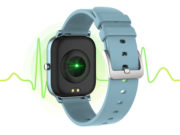 Metalika Smart Watch with Health & Activity Tracker (Blue)