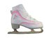 American Athletic Girls' Soft Boot Multi-layer Ice Figure Mesh Trim Skates, Size: 11, White/Pink (New Open Box)