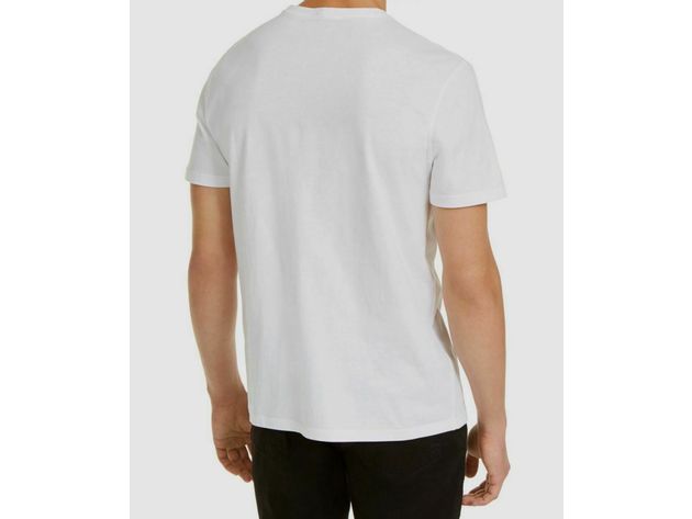 Calvin Klein Men's Side Logo T-Shirt White Size Small