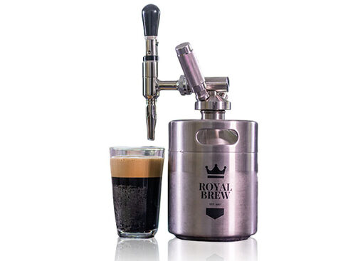 Nitro Cold Brew Coffee Maker, Home Brew Coffee Keg with Stainless Steel  Stout Creamer Faucet 