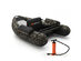 Goplus Inflatable Fishing Float Tube w/Adjustable Straps & Storage Pockets & Fish Ruler - Camouflage