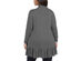 Belldini Women's Belle by Plus Size Ruffle-Hem Long Cardigan Gray Size 3 Extra Large
