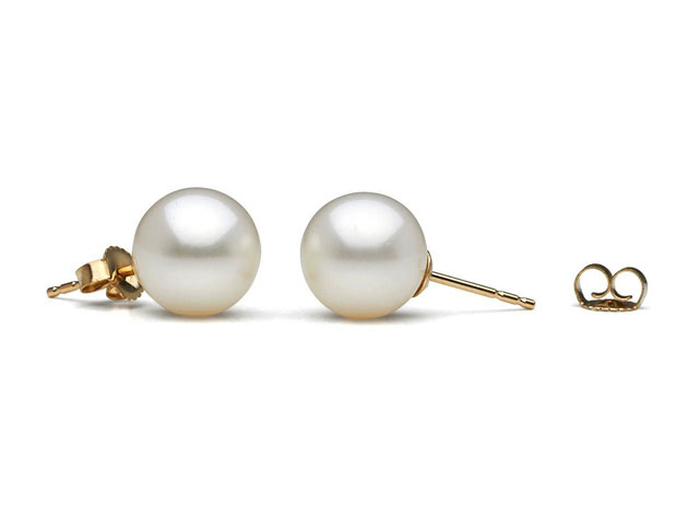 Freshwater Pearl Earrings (White)