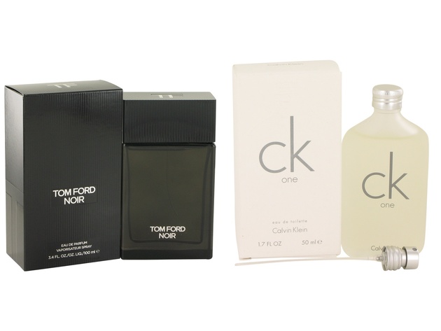 Gift set  Tom Ford Noir by Tom Ford Eau De Parfum Spray 3.4 oz And  CK ONE EDT Pour/Spray (Unisex) 1.7 oz