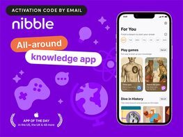 Nibble All-Around Knowledge App: Lifetime Subscription