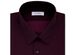 Calvin Klein Steel Men's Slim Fit Non Iron Performance Herringbone Point Collar Dress Shirt Wine Size 14.5x32-33