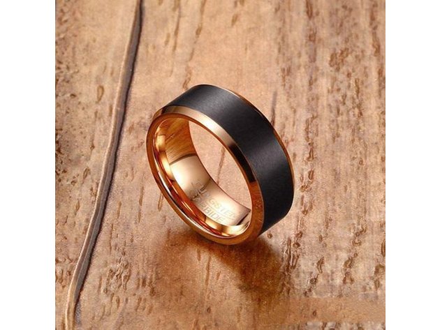 Mens Tungsten Carbide Ring - 13