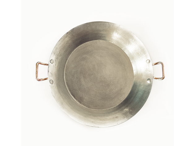 Large Copper Paella Pan, 19"