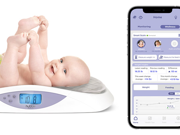 Hubble Connected Hubble Grow+ Smart Bluetooth Baby Scale