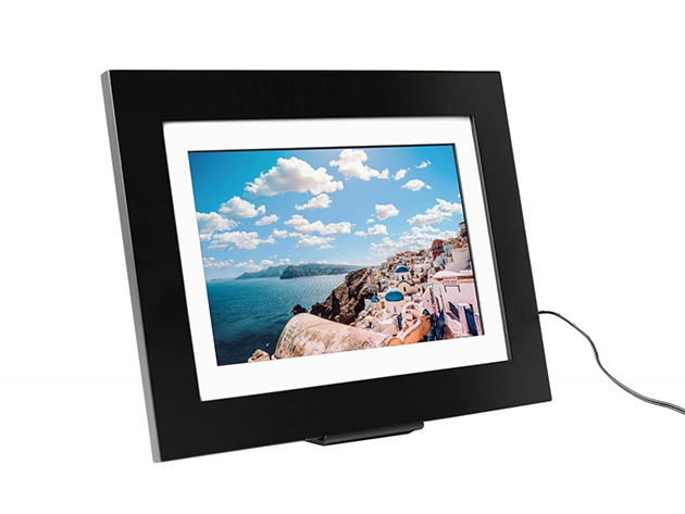 SimplySmartHome 14" Friends & Family Cloud Frame Smart Decor - Black (Refurbished)