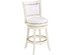Boraam 42424 Bristol Counter Height Swivel Stool, 24-Inch - Distress White (Refurbished)