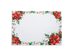 Bardwil Christmas Poinsettia Watercolor Placemat Green 13″ X 19″