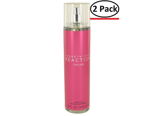 Kenneth Cole Reaction by Kenneth Cole Body Mist 8 oz for Women (Package of 2)