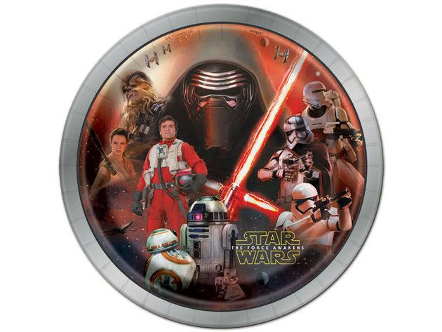 Star Wars Force Awakens Large Lunch Plates