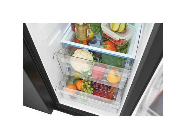 Frigidaire FRSS2623AD 25.6 Cu. Ft. Side by Side Refrigerator - Black Stainless