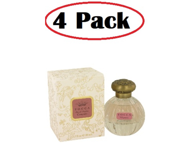 4 Pack of Tocca Cleopatra by Tocca Eau De Parfum Spray 1.7 oz