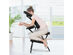 Costway Portable PU Leather Pad Travel Massage Tattoo Spa Chair w/ Carrying Bag - Black