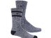 Timberland Men's 2-Pk. Marled Striped Boot Socks Black Size Regular