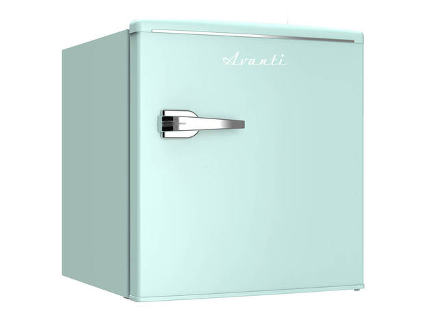 Avanti RMRC17X7G 1.7 Cu. Ft. Compact Refrigerator Retro Series - Seafoam Green