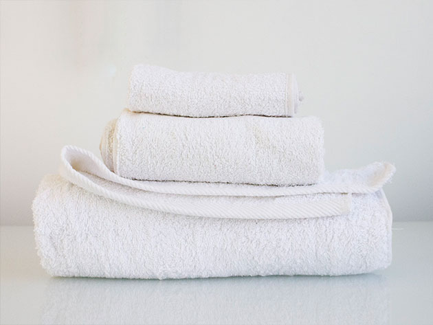 Brax+Bailey 8-Piece Home Towel Sets (White)