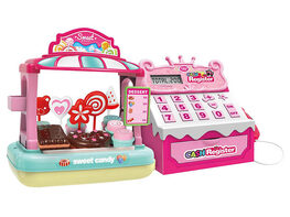 32-Piece Sweets Shop Playset with Cash Register