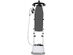 Costway 1600W Powerful Fast Dual Heat Garment Cloth Steamer W/ Adjustable Ironing Board - White