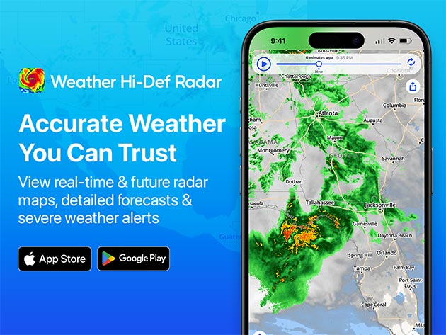 Weather Hi-Def Radar Storm Watch Plus: Lifetime Subscription