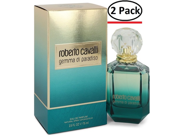 Roberto Cavalli Gemma Di Paradiso by Roberto Cavalli Eau De Parfum Spray 2.5 oz for Women (Package of 2)