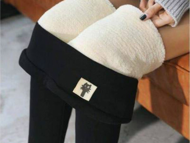 Ultra Warm Fleece-Lined Premium Women's Leggings (XXL)