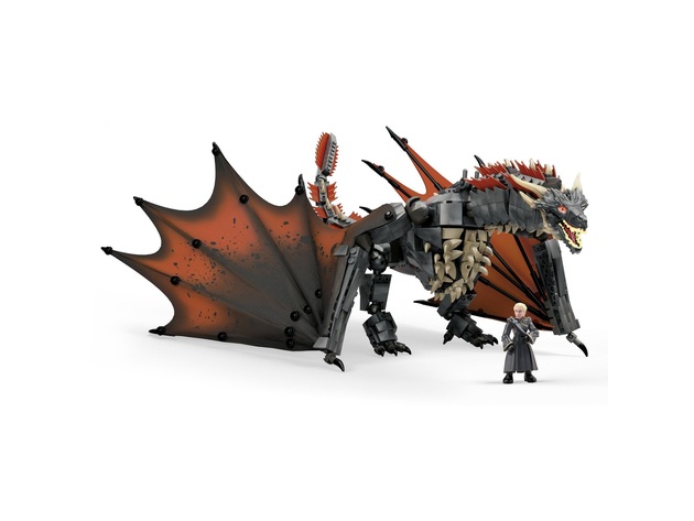 Mattel Mega Construx Game Of Thrones Daenerys and Drogon Set with Micro Action Figures
