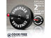 Synergee Bumper Plates - 45lbs Pair
