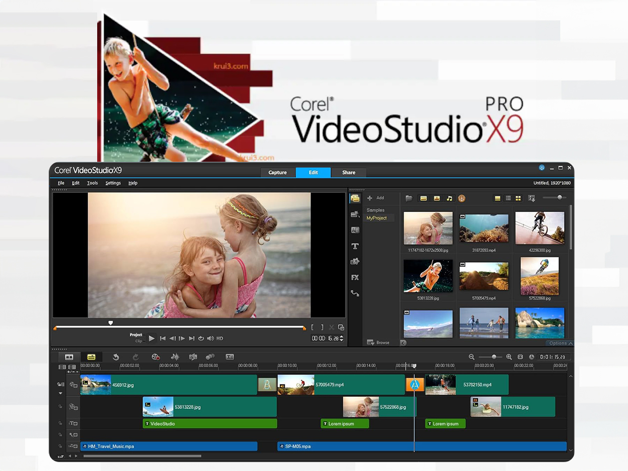 Corel VideoStudio Pro X9: Digital Key [Lifetime for 1 PC]