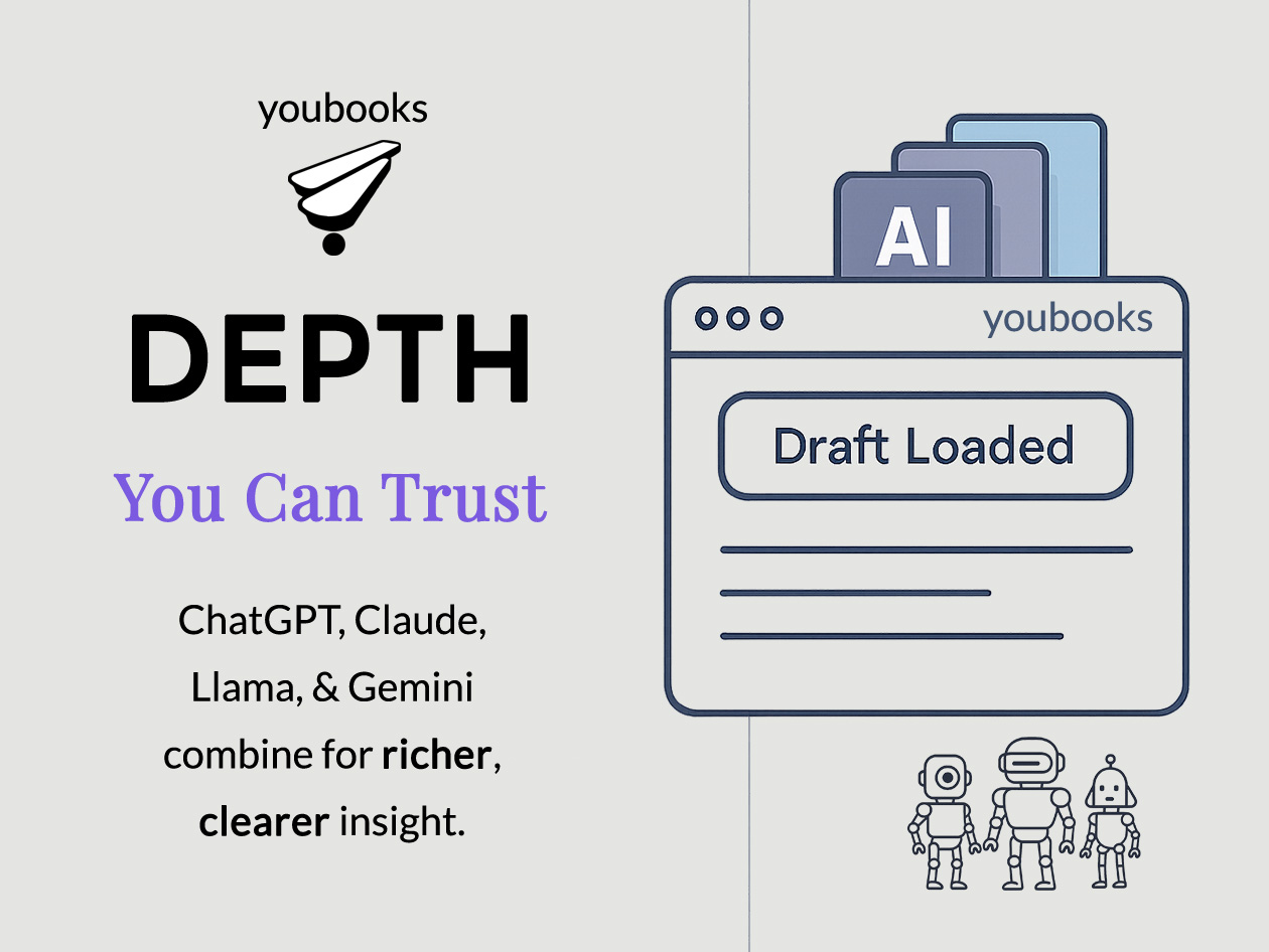 Youbooks - AI Non-Fiction Book Generator: Lifetime Subscription