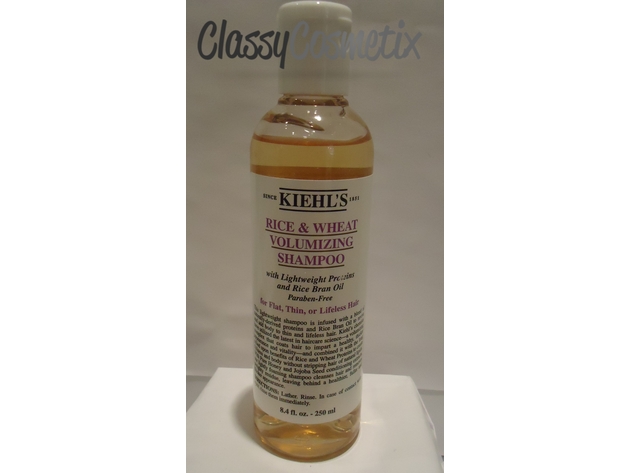Kiehl's Rice and Wheat Volumizing Shampoo - Full Size Bottle 8.4oz (250ml)