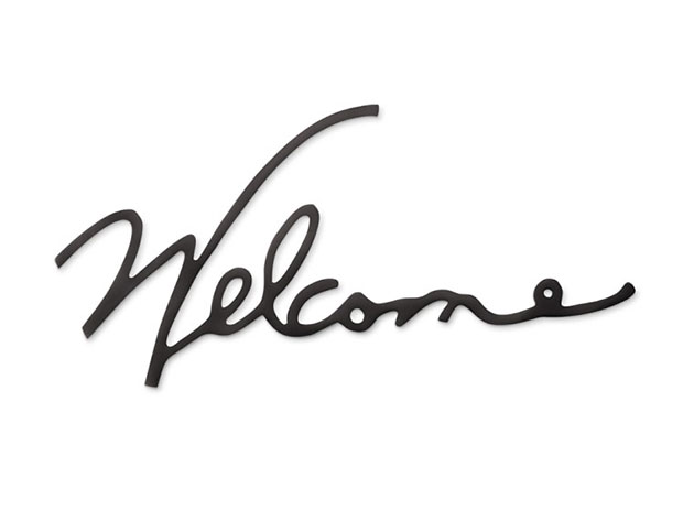 Williams-Sonoma Welcome Wire Wall Art