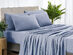 Bamboo Blend Chambray Sheet Set (Light Blue/King)